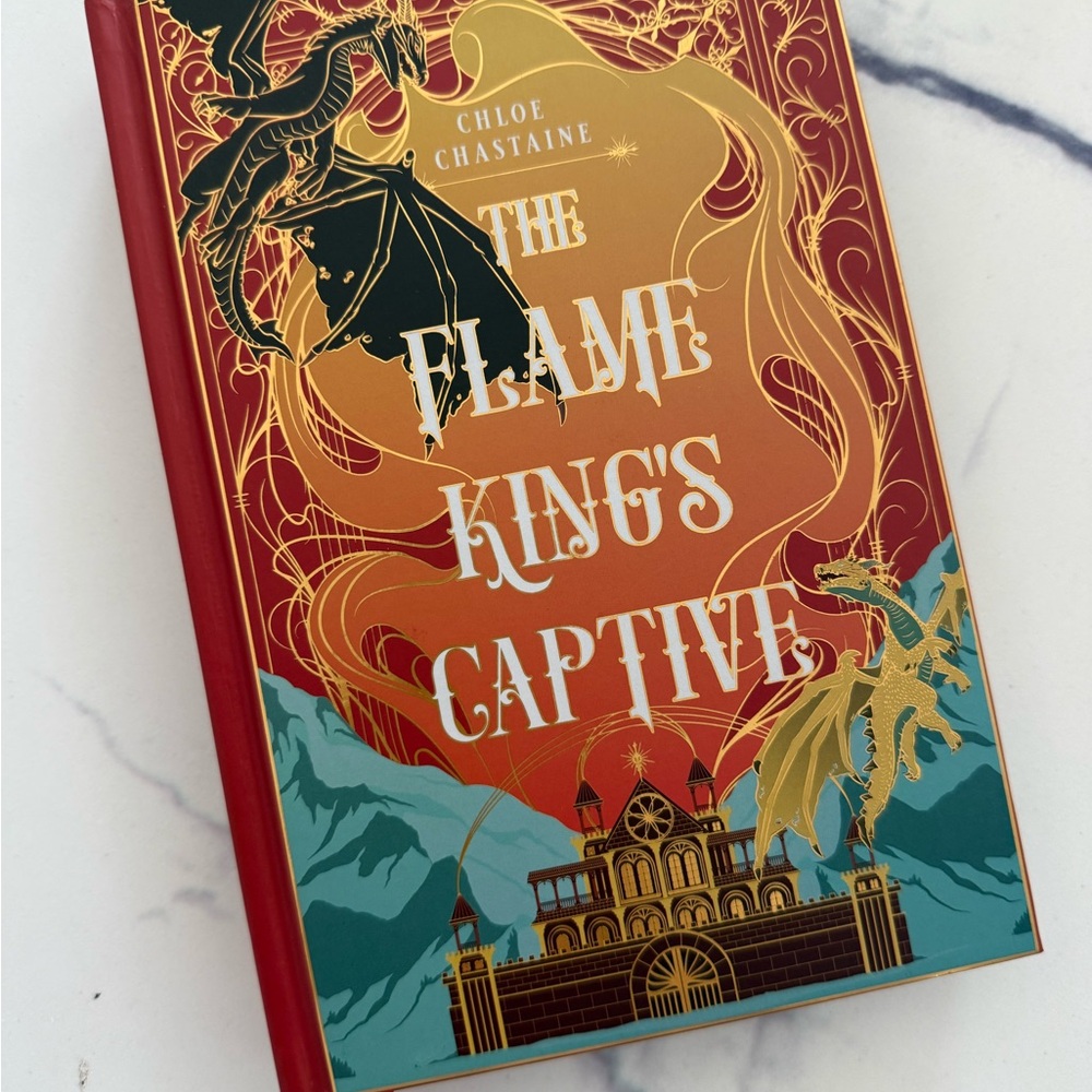 'The Flame King's Captive' Book - Red Cover